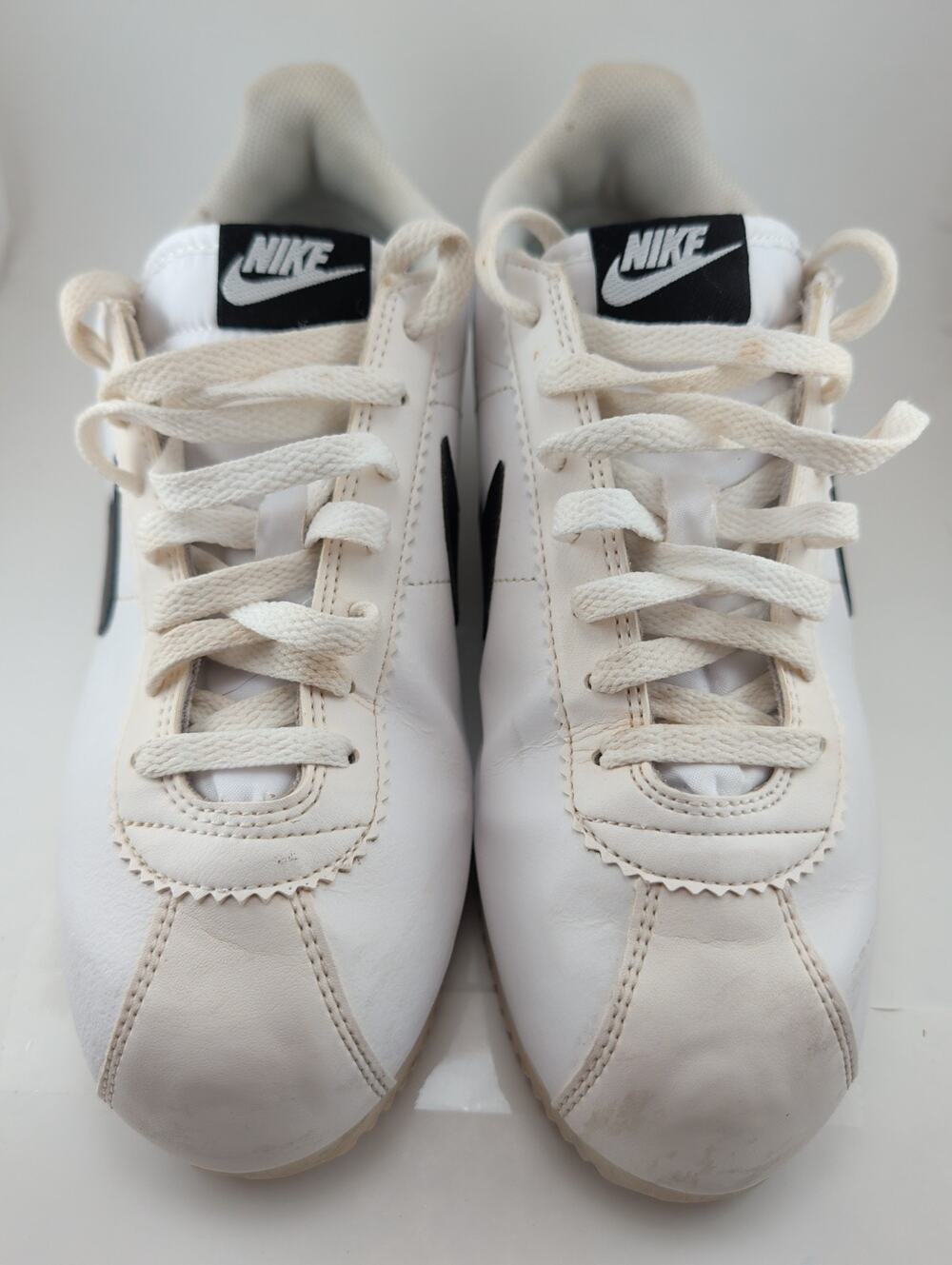 Size 10 - Nike Classic Cortez Leather White Black W